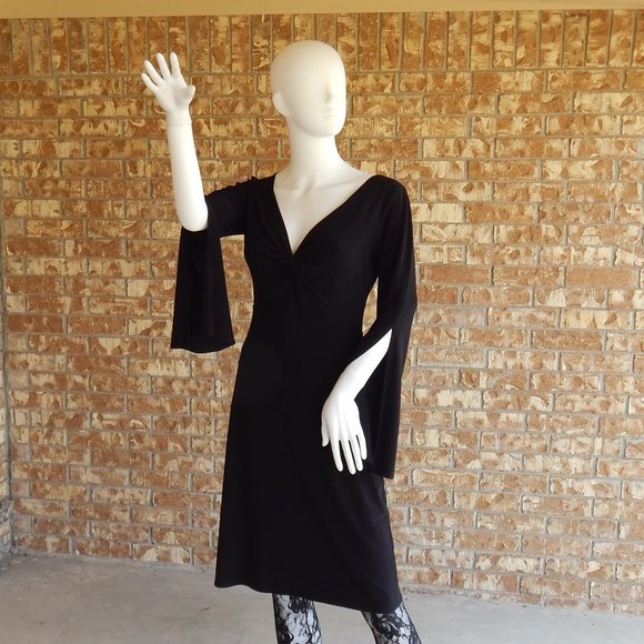 Laundry size 4  BLACK HOT DESIGNER DRESS - Picture 12 of 12